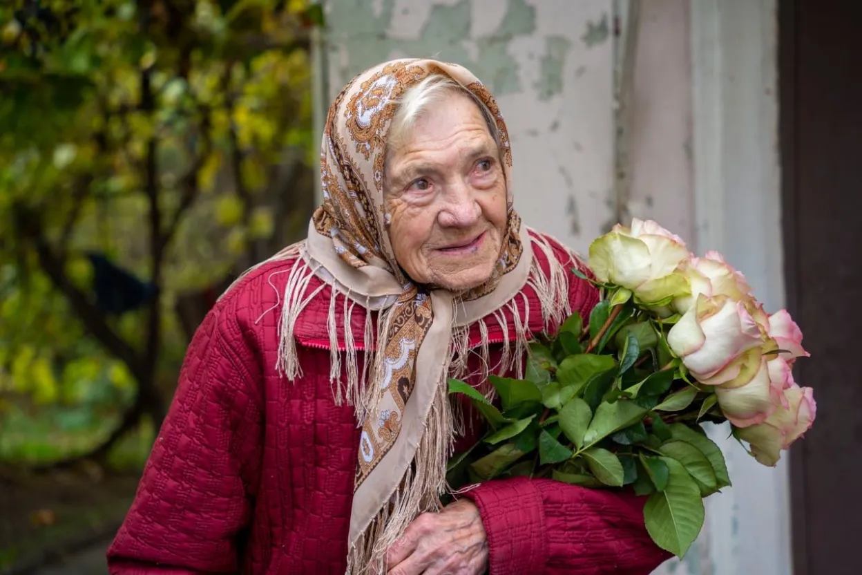 У Херсоні 102-річна Вікторія Байда відзначила день народження
