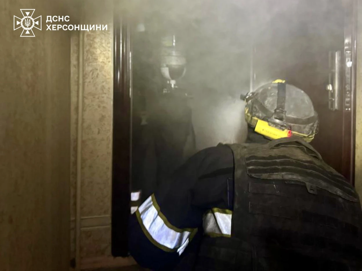 У Херсоні під час пожежі в багатоповерхівці загинув чоловік