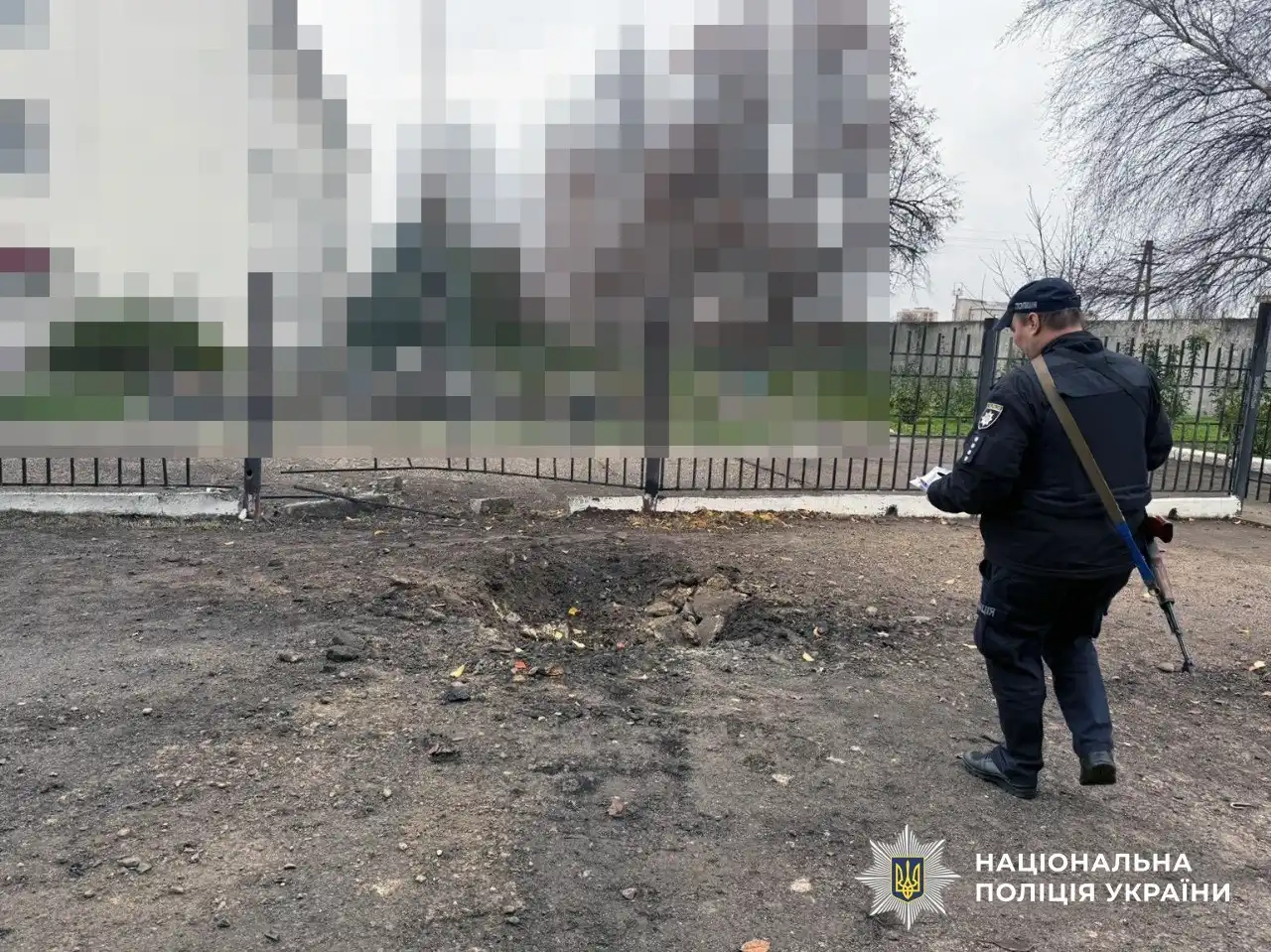 Поліцейський автомобіль під прицілом дрона: на Херсонщині поранені п’ятеро правоохоронців