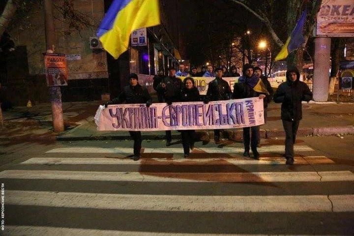 Херсонські спогади про Революцію гідності: боєць 34-ї бригади розповів, як починався Майдан у місті