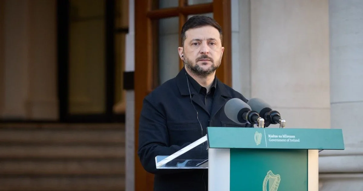 Зеленський у парламенті Ірландії заявив, що Україна «як ніколи близька до миру»