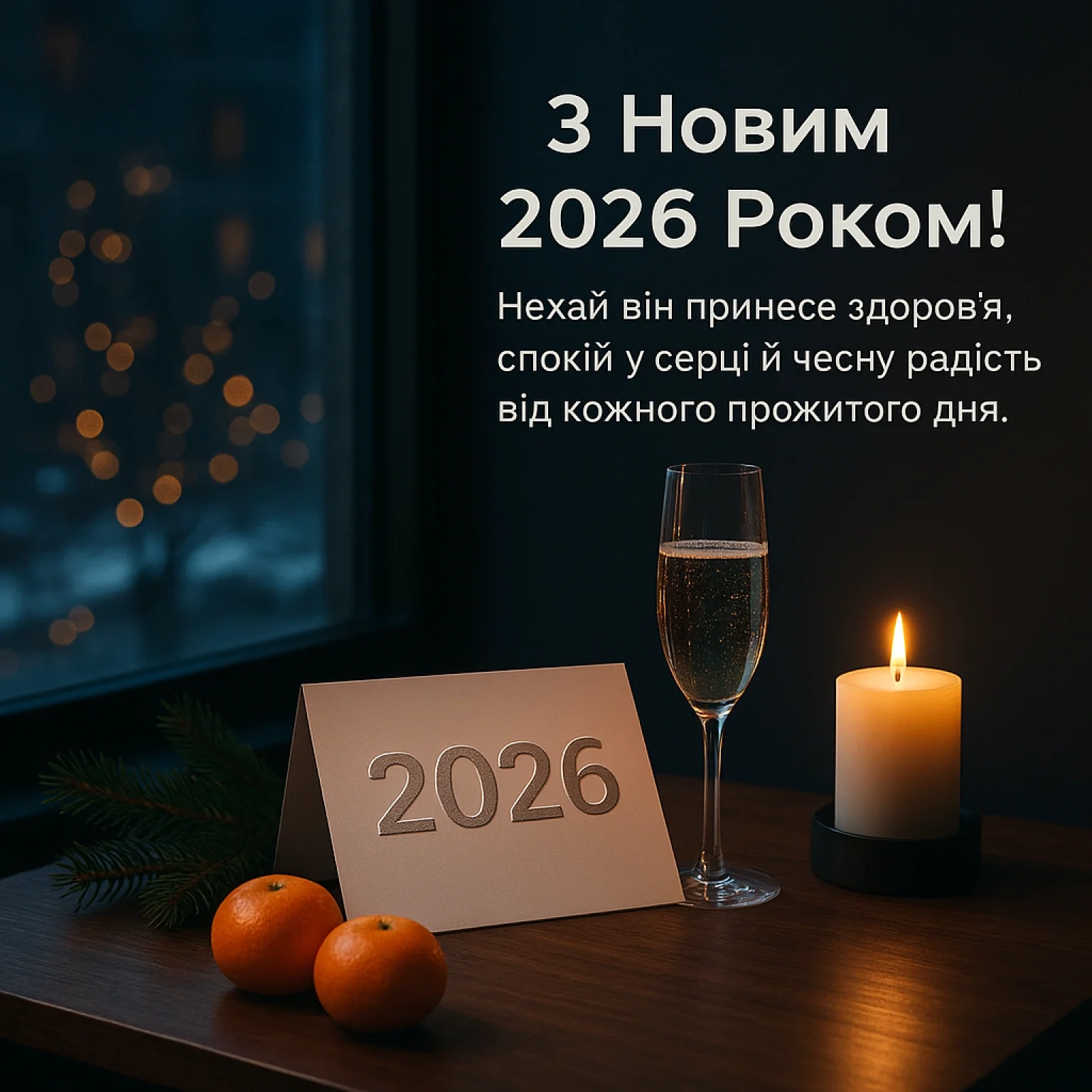 Привітання з новим роком 2026
