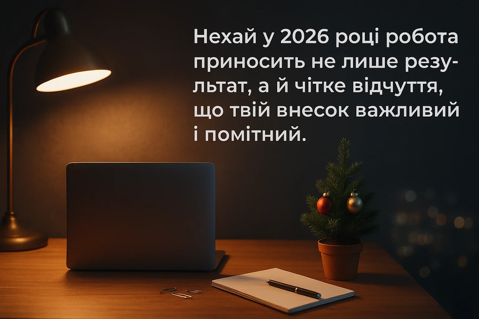 Привітання з новим роком 2026