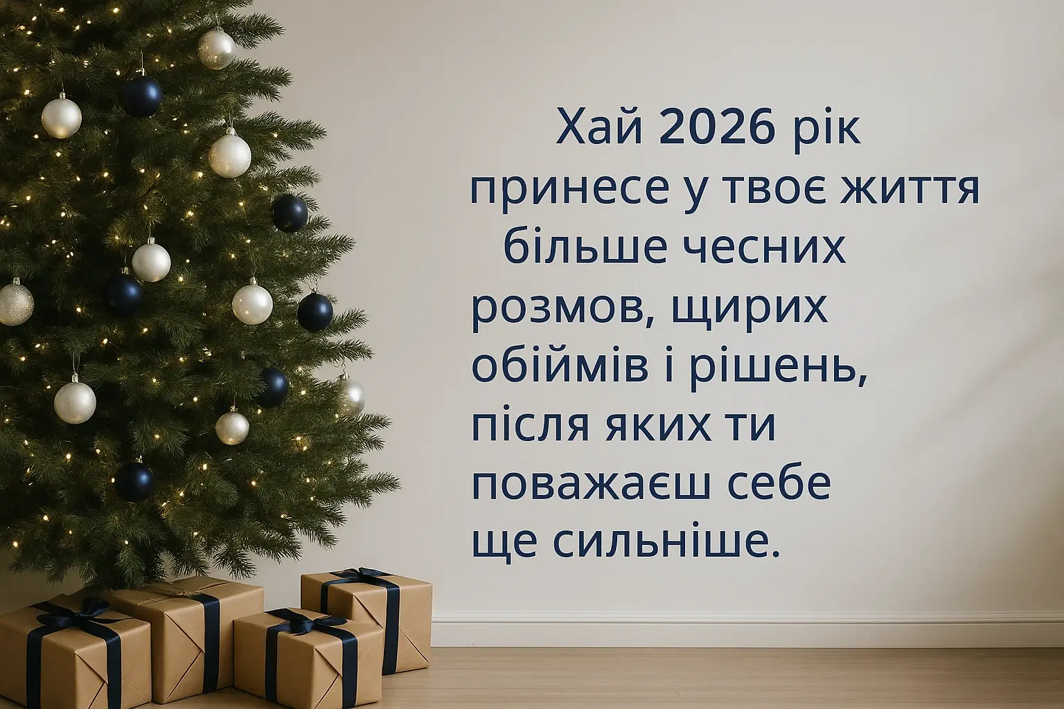 Привітання з новим роком 2026
