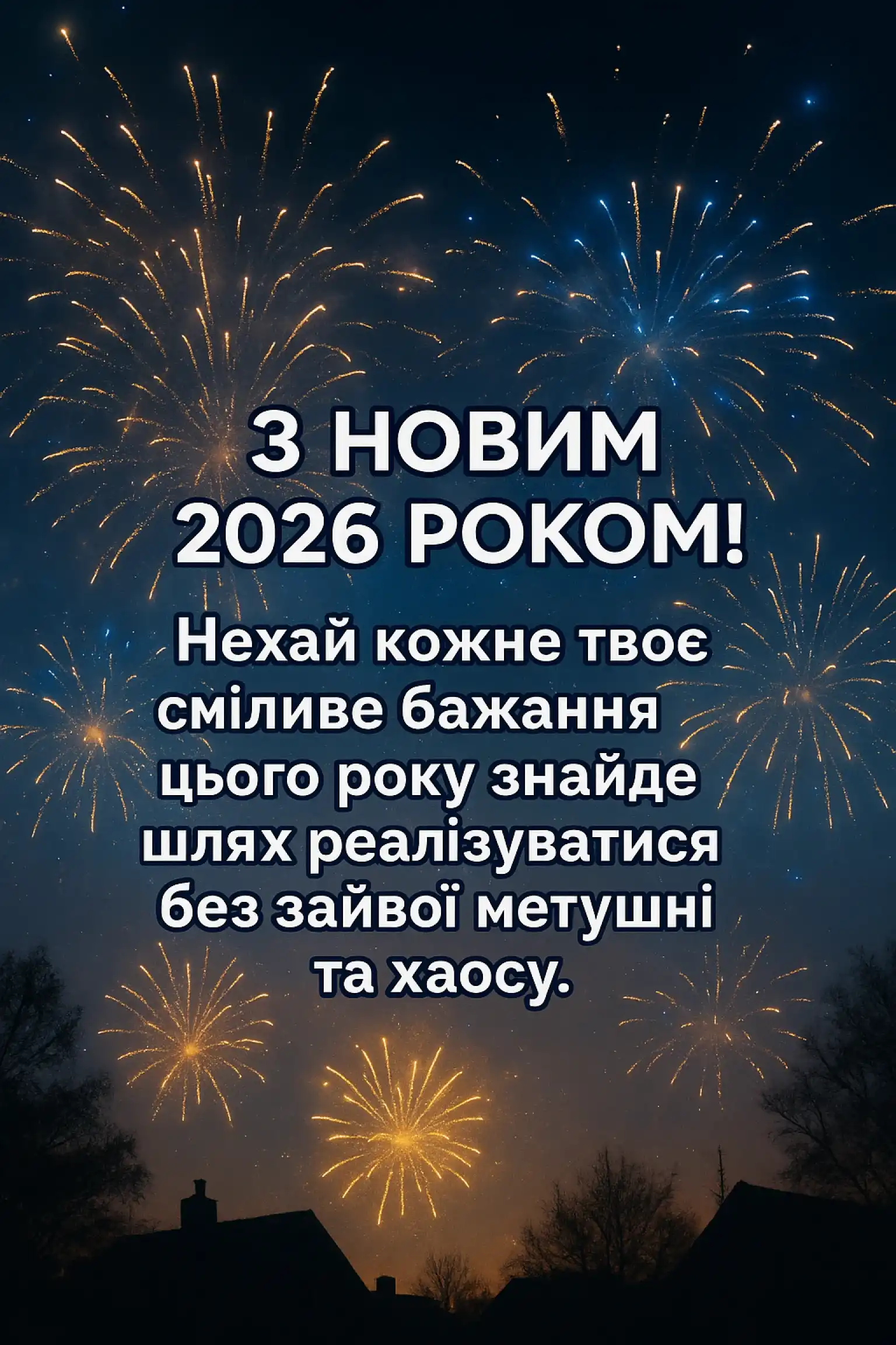 Привітання з новим роком 2026