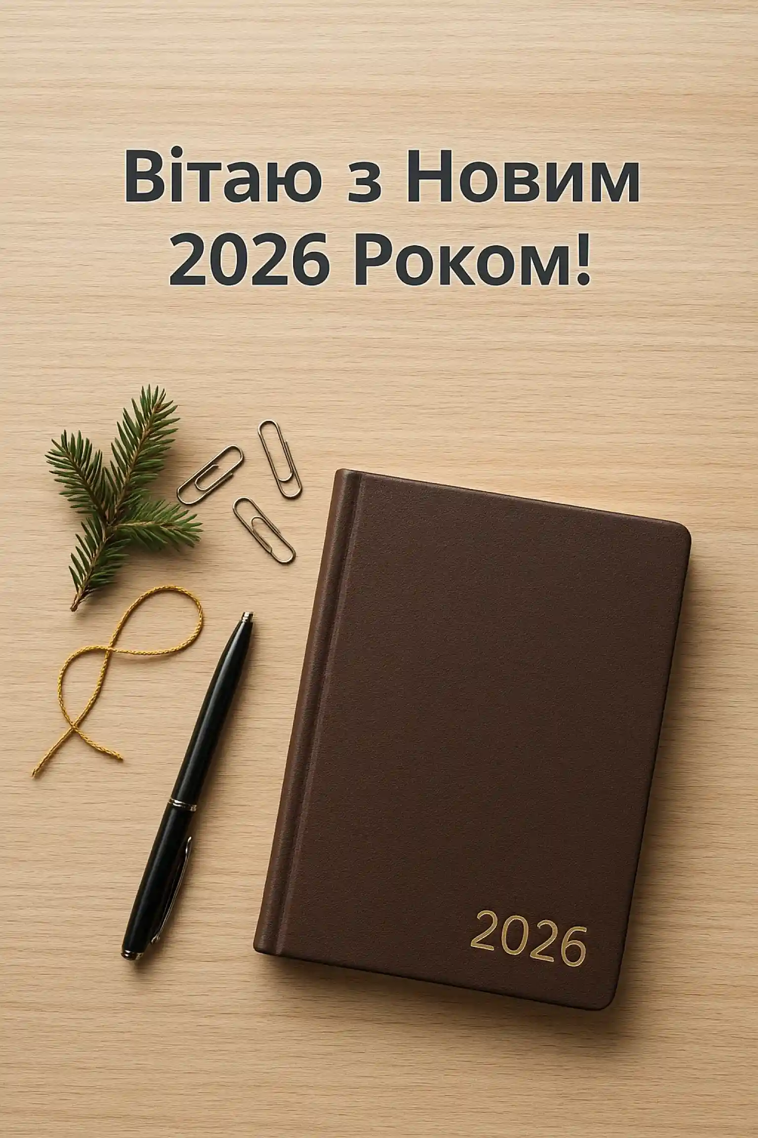 Привітання з новим роком 2026