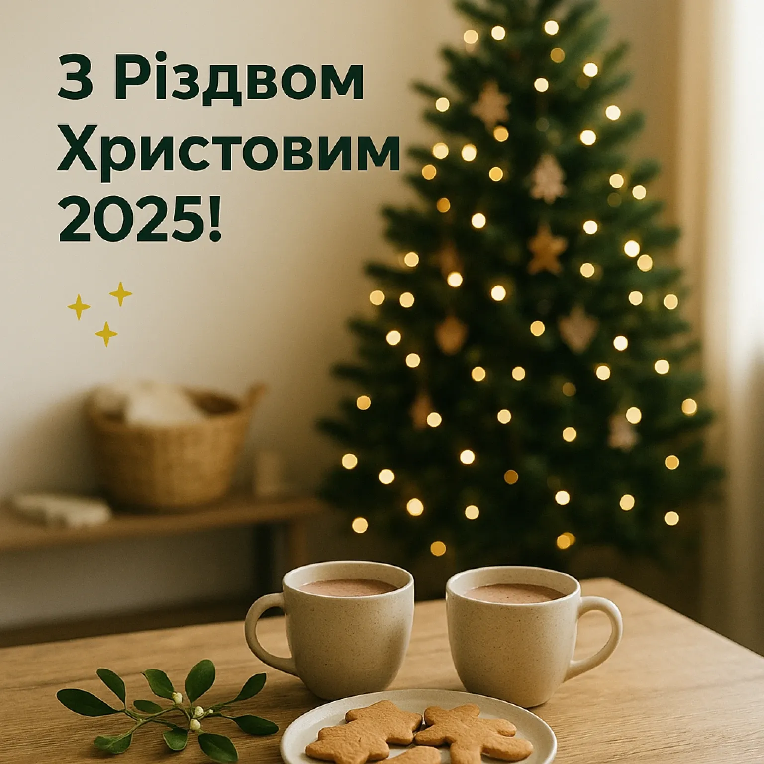 Привітання з різдвом 2025