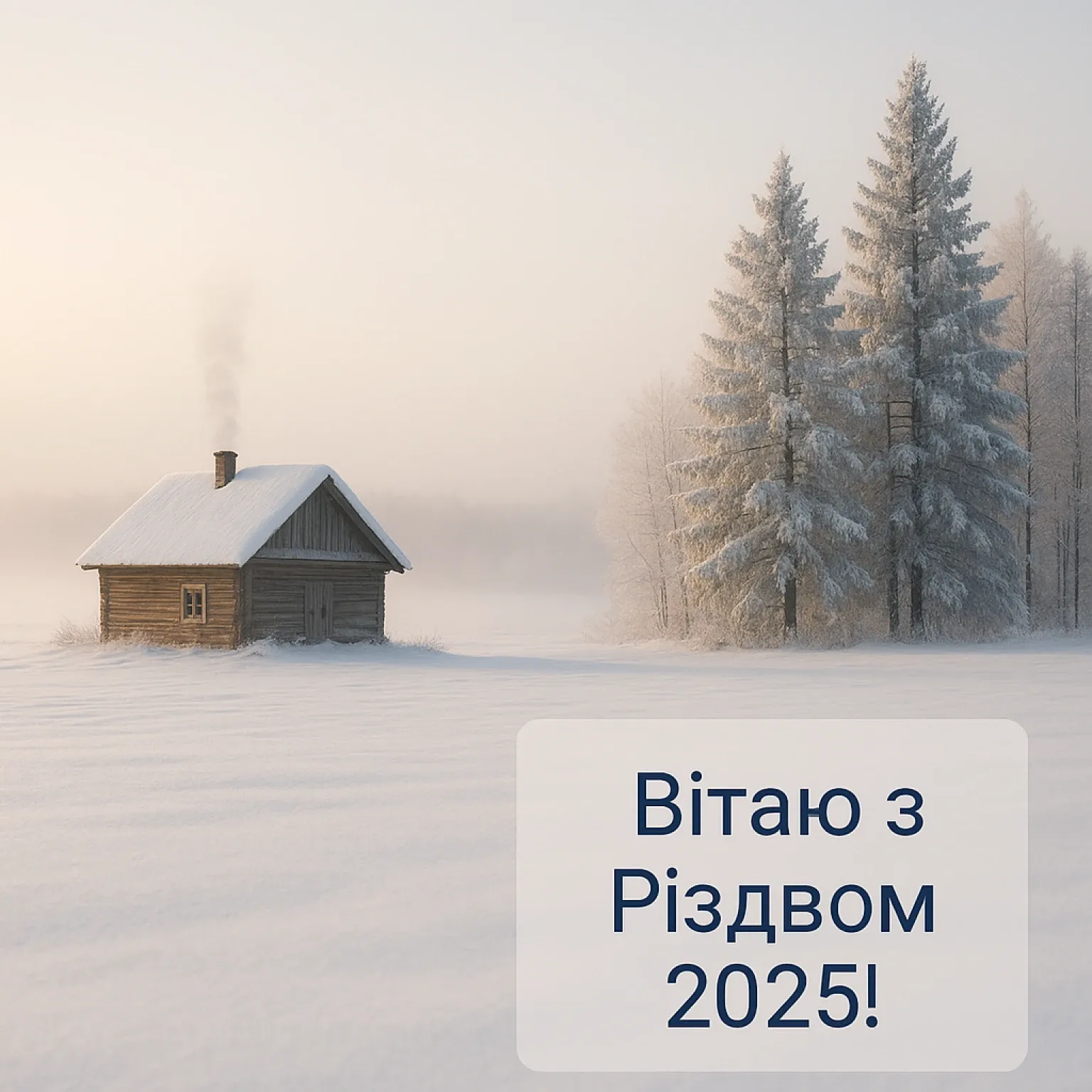 Привітання з різдвом 2025