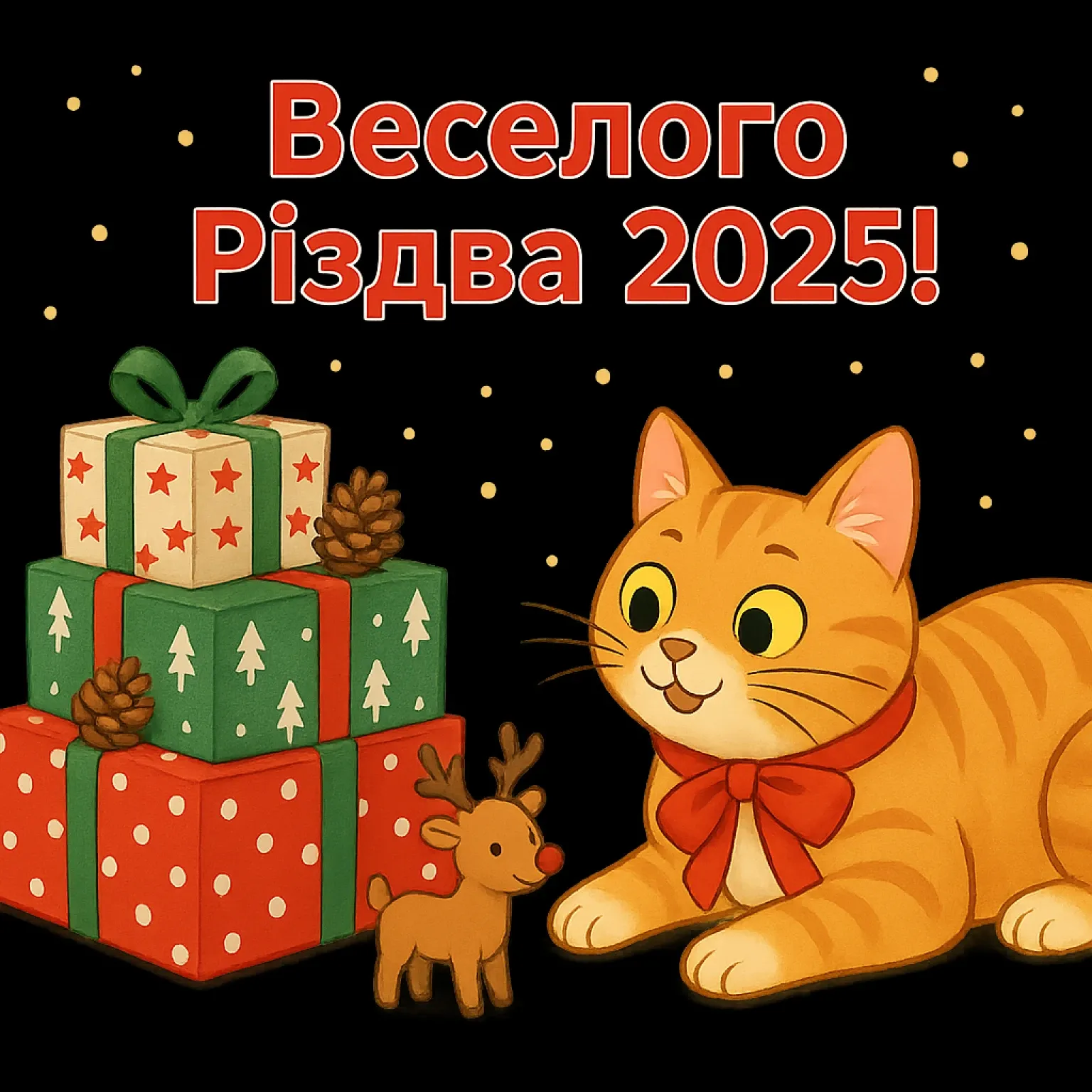 Привітання з різдвом 2025