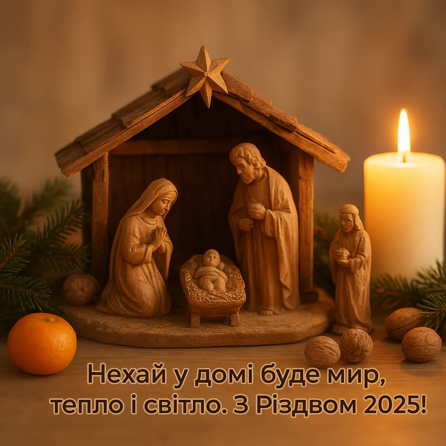 Привітання з різдвом 2025