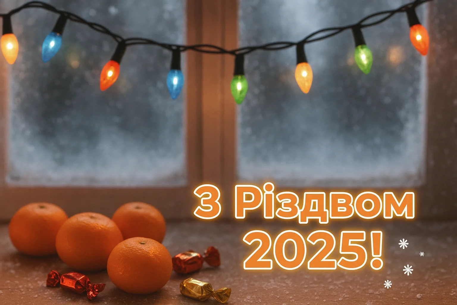 Привітання з різдвом 2025