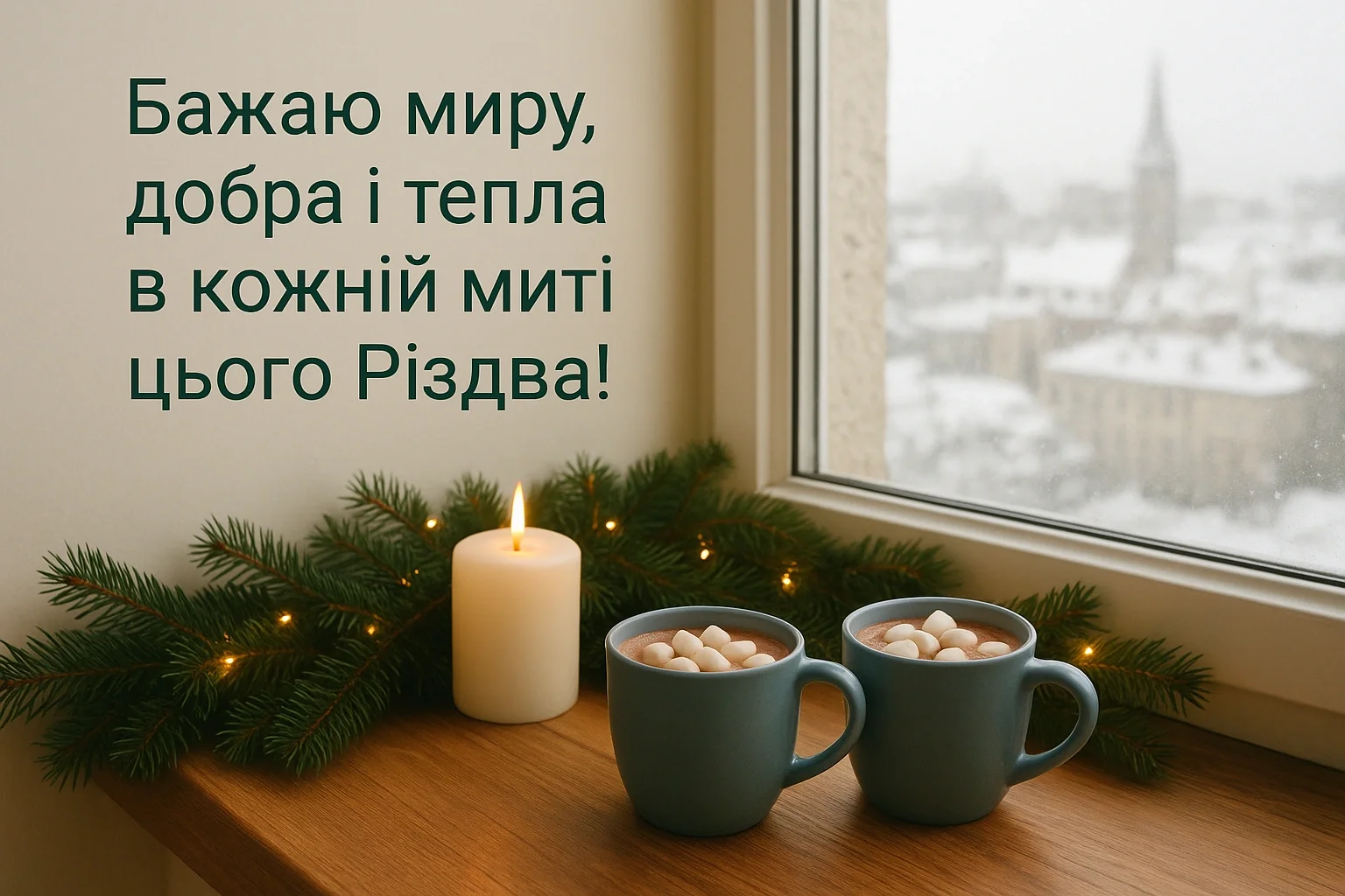 Привітання з різдвом 2025