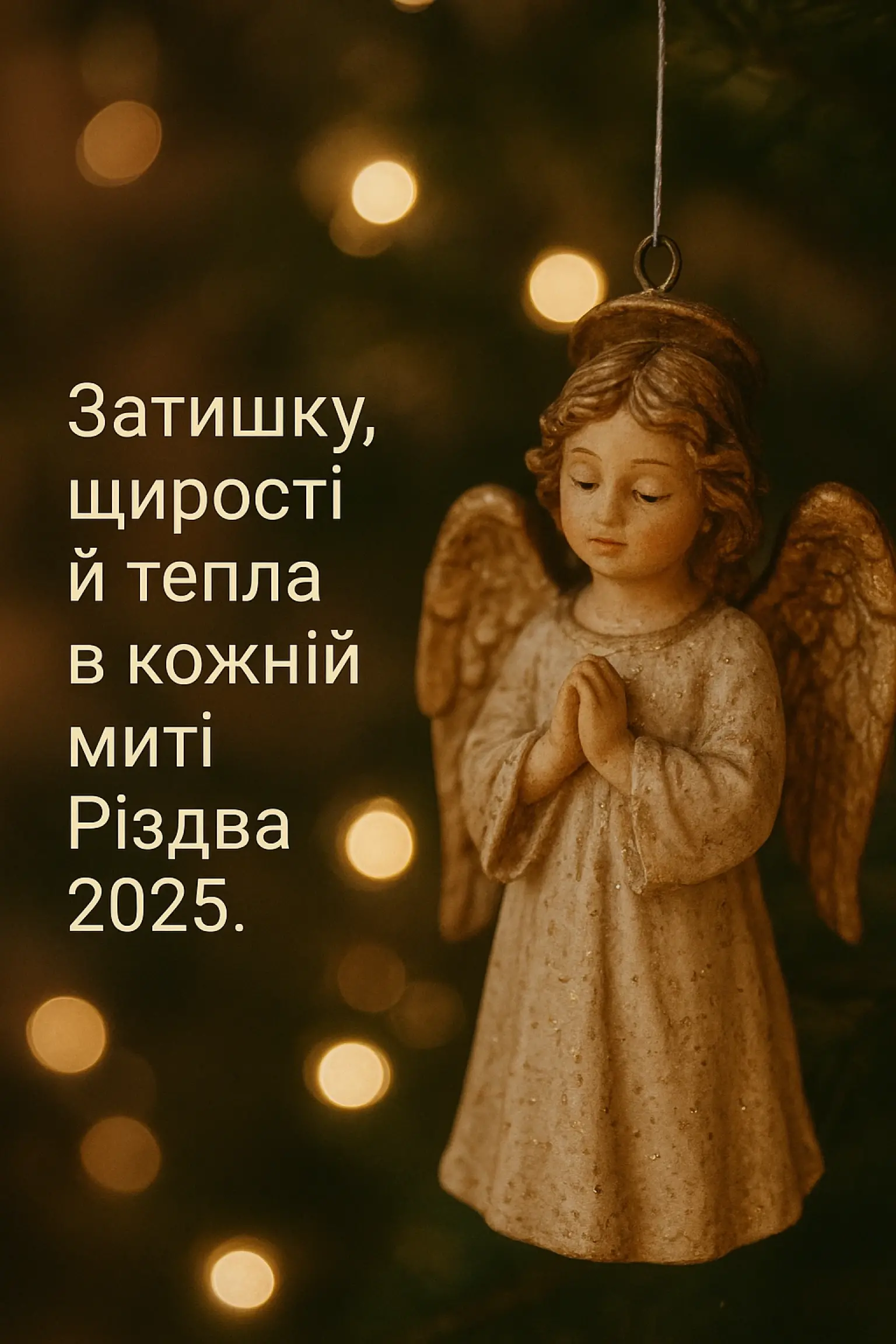 Привітання з різдвом 2025