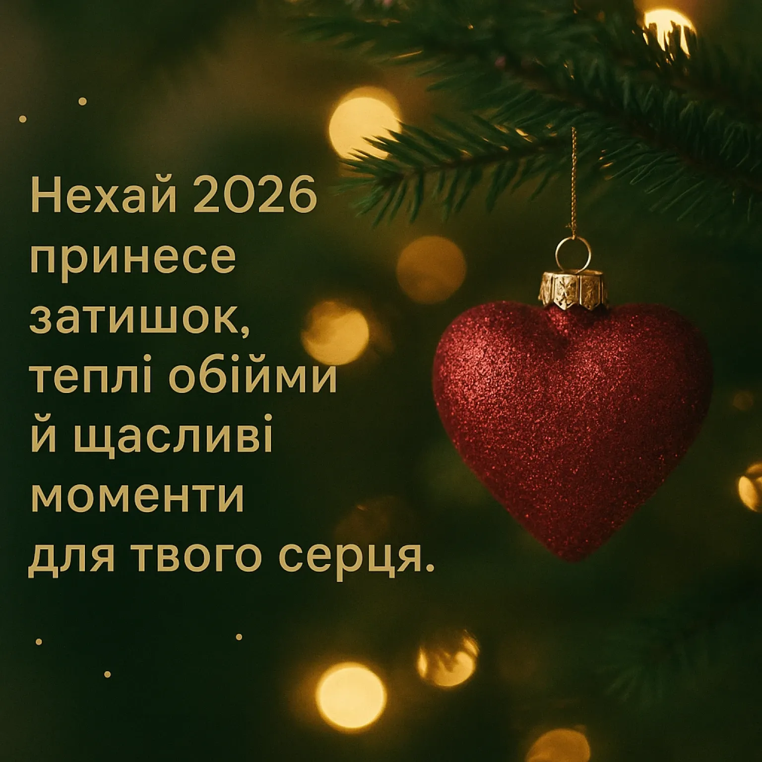 Привітання з прийдешнім новим роком 2026