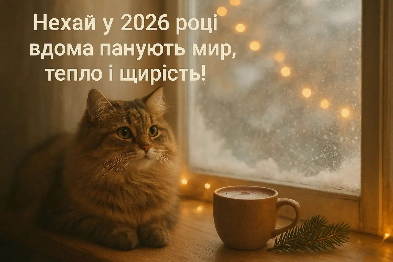 Привітання з прийдешнім новим роком 2026