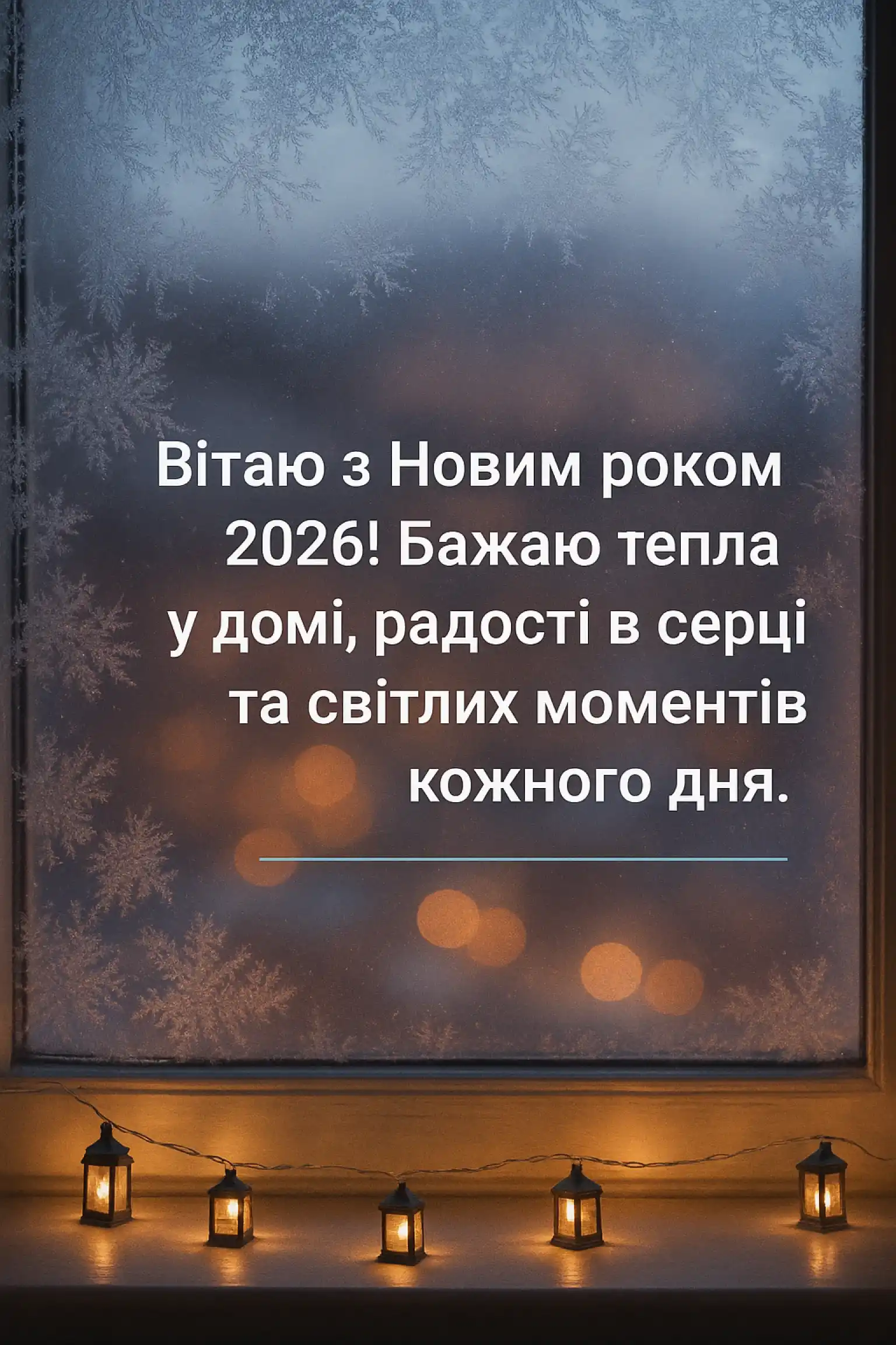 Привітання з прийдешнім новим роком 2026