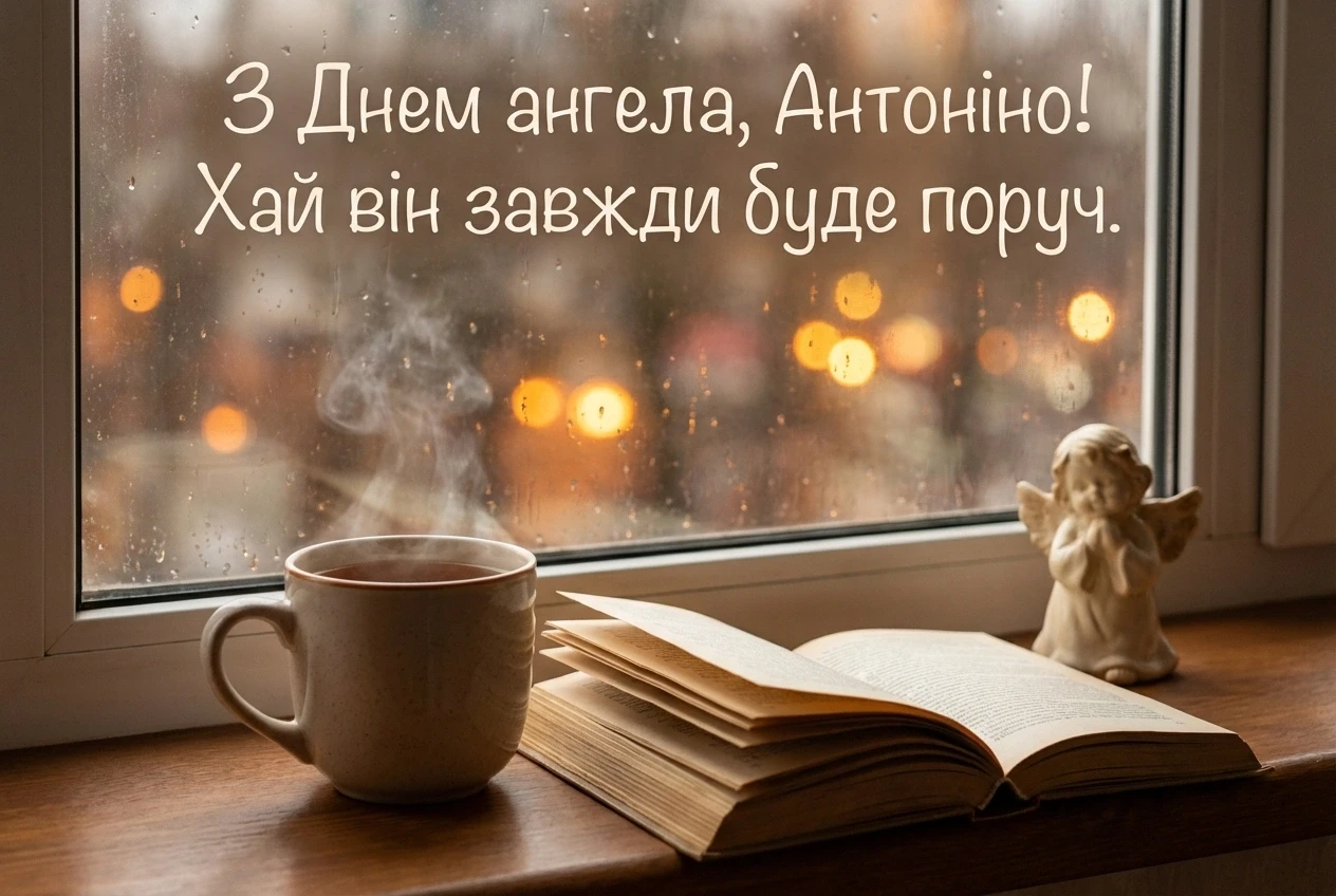 з днем ангела антоніна на українській мові