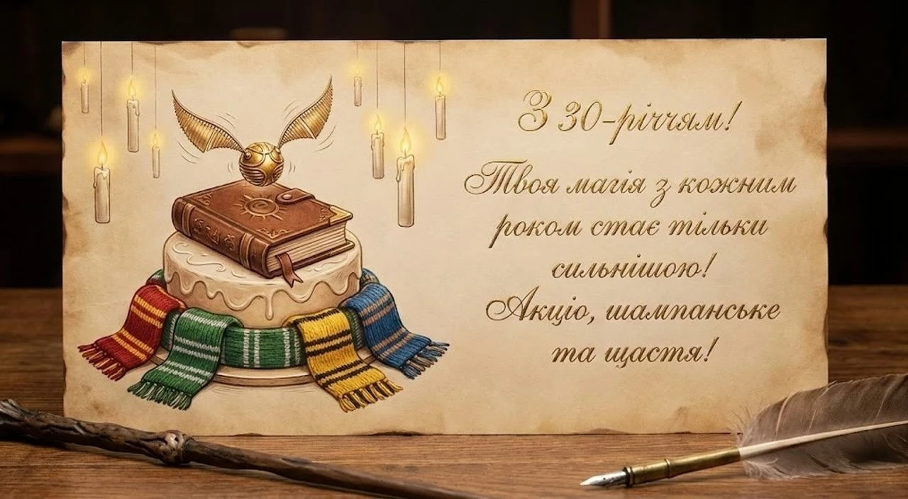 Картинки з ювілеєм 30 років для жінки