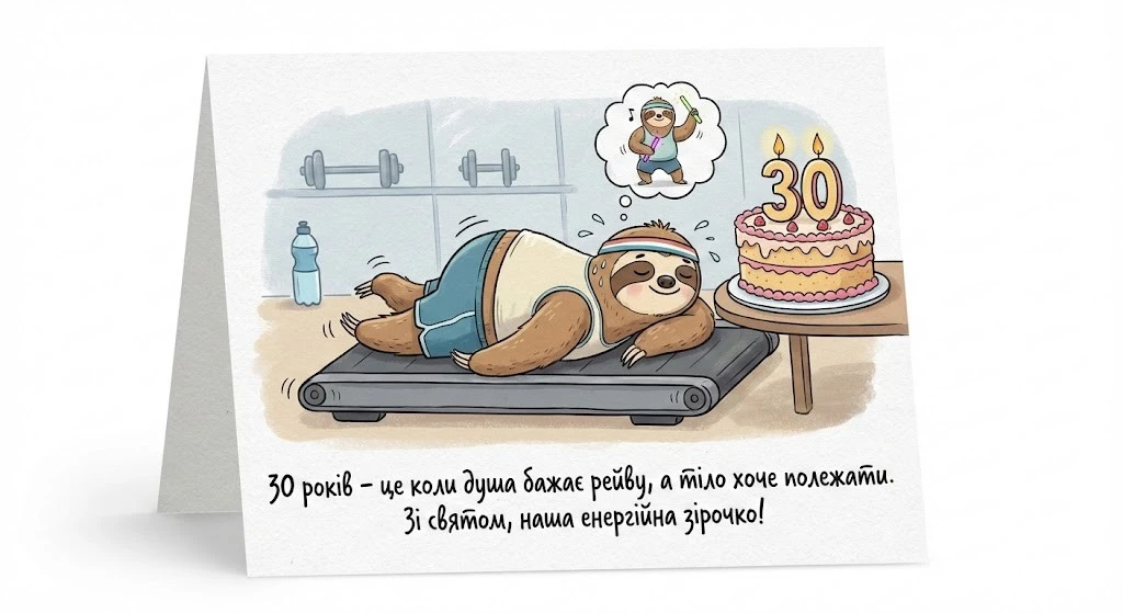 Картинки з ювілеєм 30 років для жінки