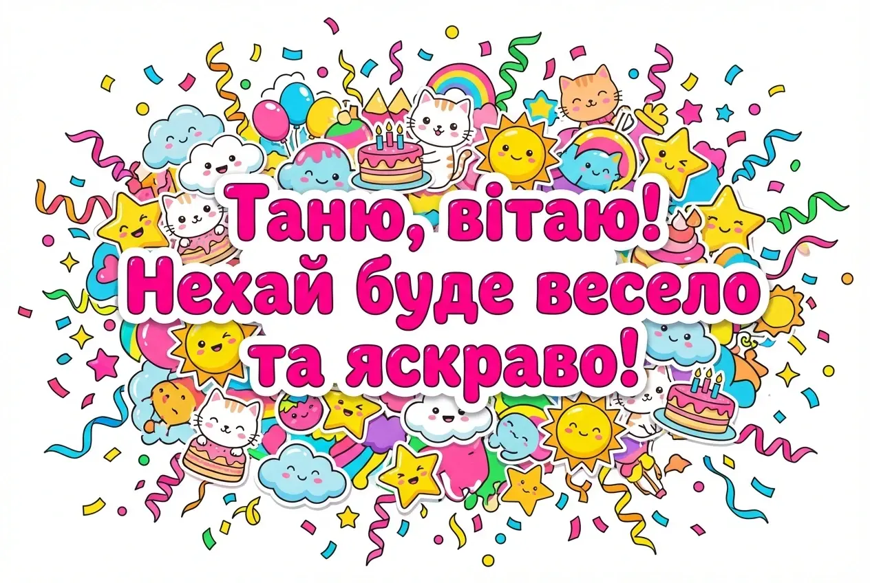 таня з днем народження таня з днем народження