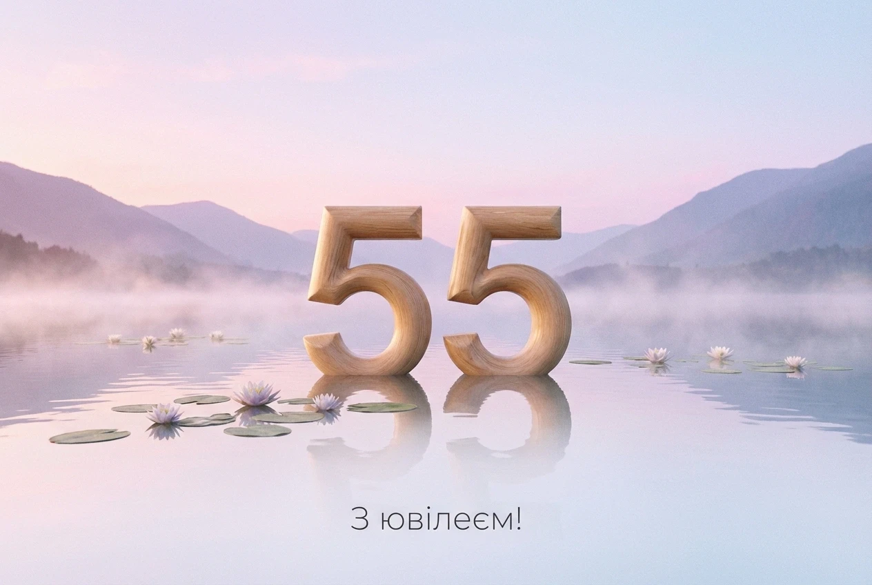 привітання з ювілеєм 55 років жінці у віршах