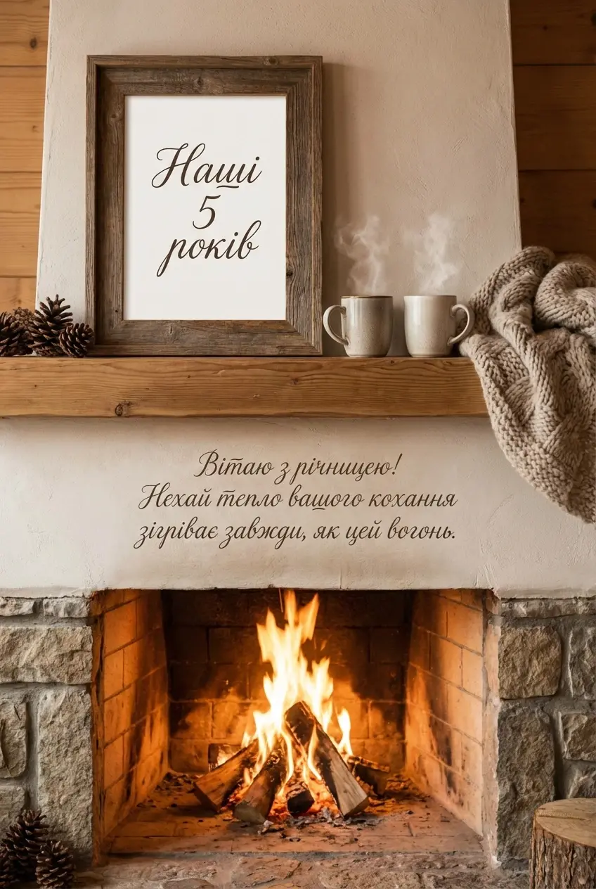 з річницею весілля 5 років