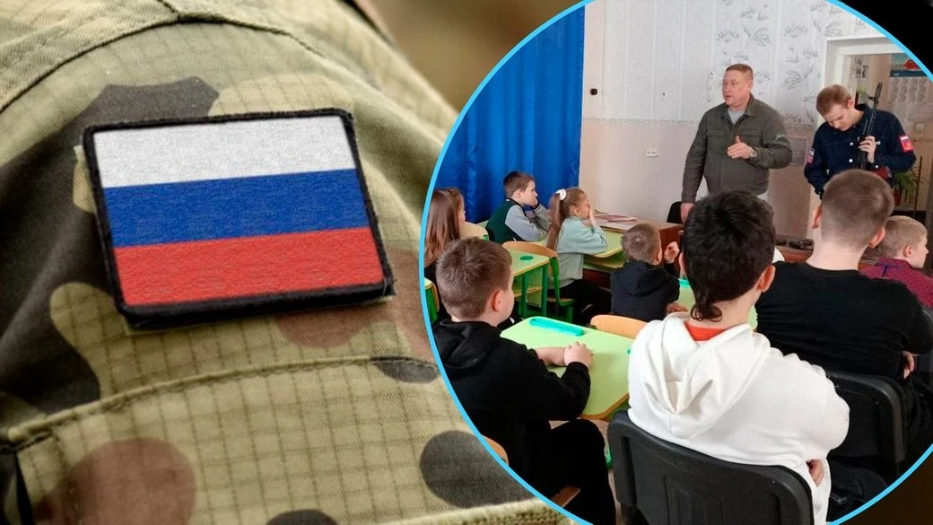 На окупованому лівобережжі Херсонщини дітям посилюють пропаганду: у ЦНС назвали цілі “військово-патріотичних” заходів