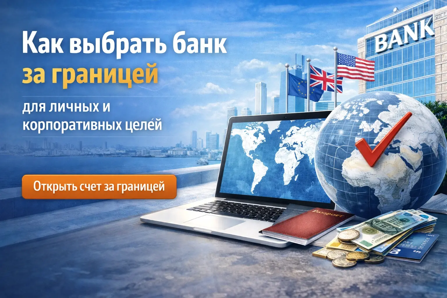 Как выбрать банк за границей для личных или корпоративных целей