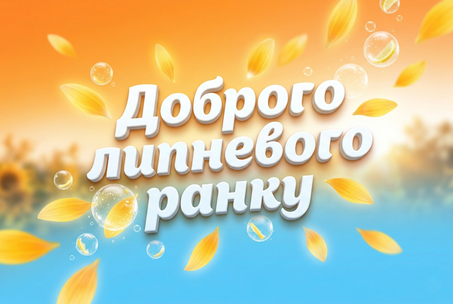 Доброго липневого ранку: душевні картинки та найкращі побажання для гарного настрою