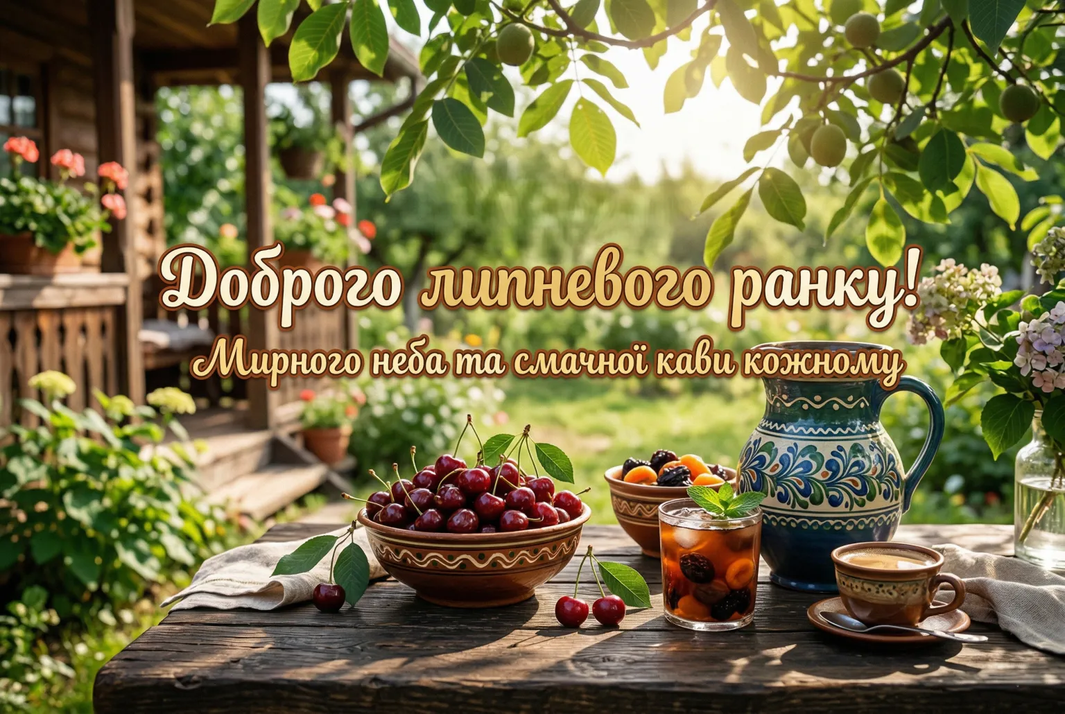 Доброго липневого ранку: душевні картинки та найкращі побажання для гарного настрою