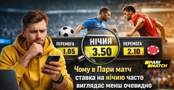 Чому в Пари матч ставка на нічию часто виглядає менш очевидно, ніж є насправді