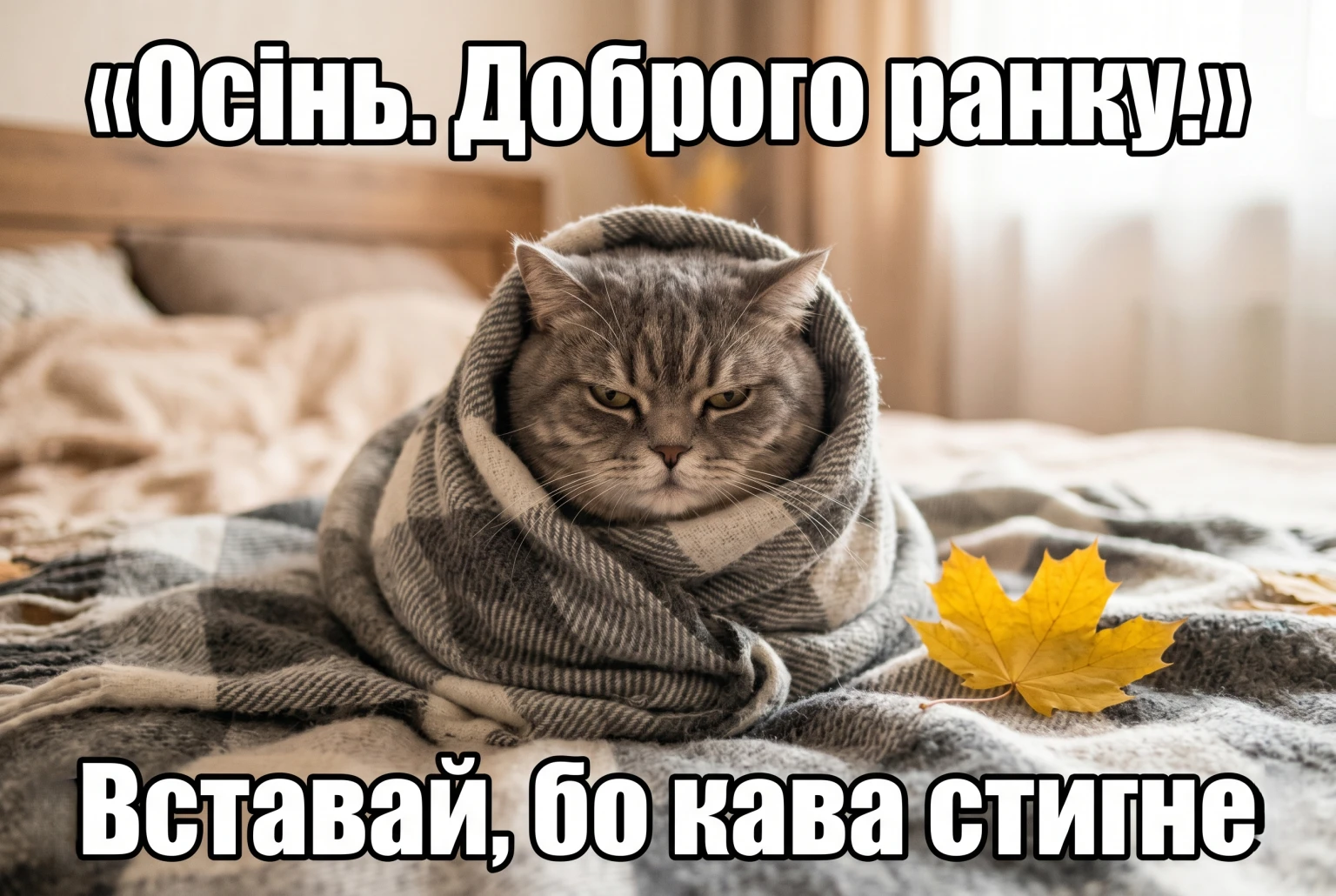 Осінь та доброго ранку: душевні побажання, затишні картинки та листівки для гарного настрою