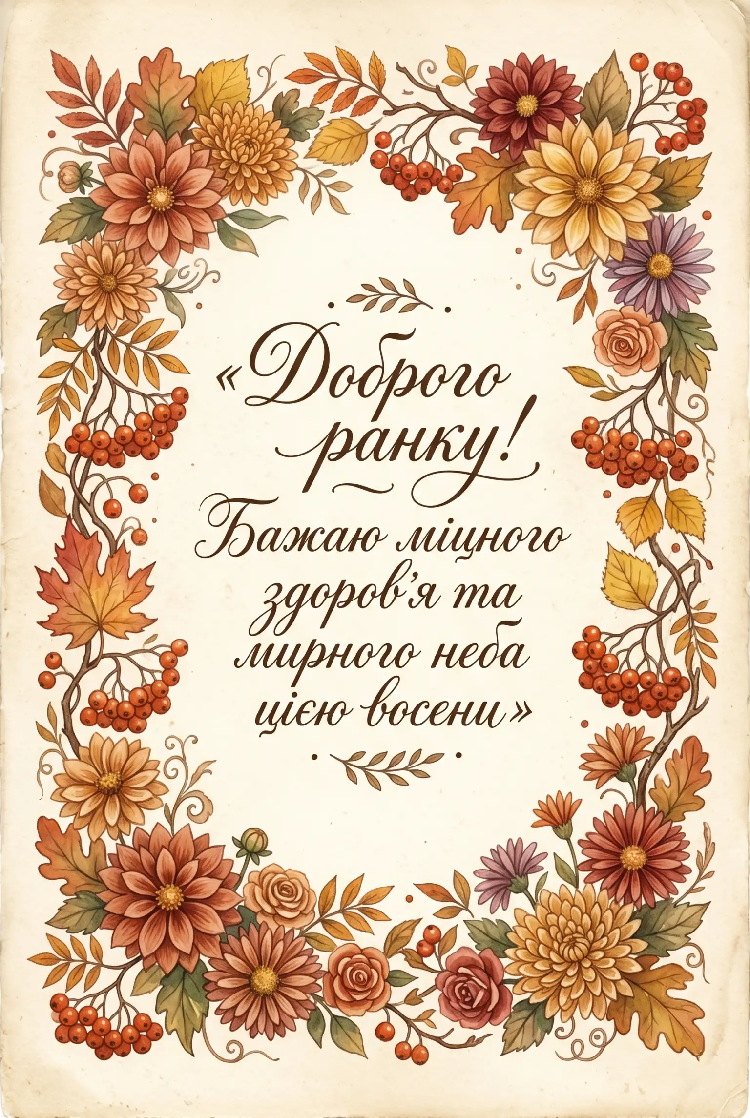 Осінь та доброго ранку: душевні побажання, затишні картинки та листівки для гарного настрою
