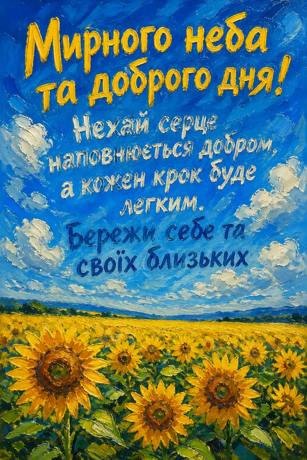 Листівки доброго дня: душевні та яскраві привітання для гарного настрою