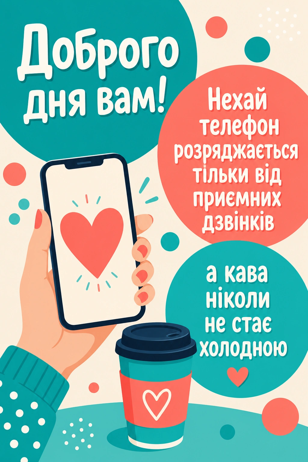 Доброго дня вам: щирі побажання та красиві листівки для теплого настрою