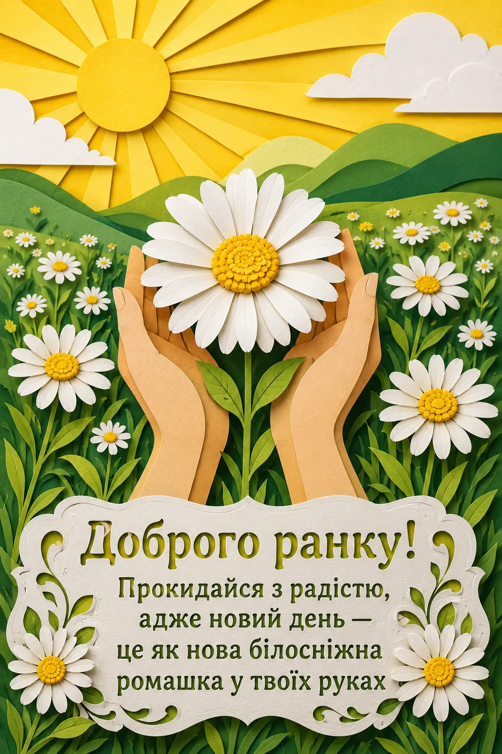 Доброго ранку, ромашки: душевні привітання та красиві картинки для гарного настрою