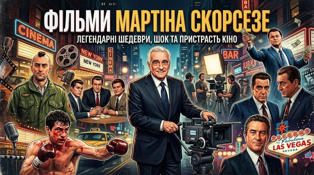 Кращі фільми Мартіна Скорсезе які справді чіпляють