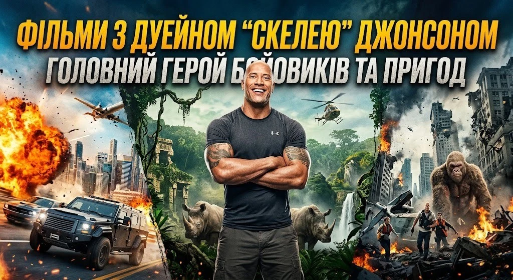 Кращі фільми зі Скалою Джонсоном на будь-який настрій