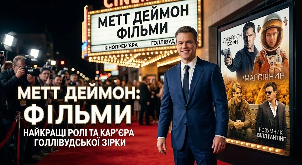 Усі фільми Мет Деймона, які варто переглянути