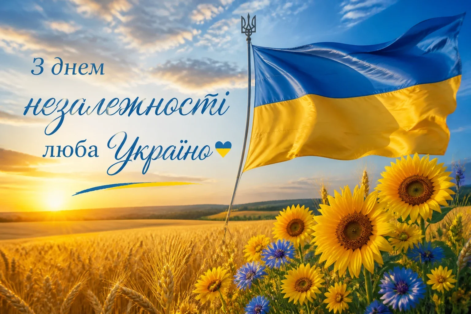 З днем незалежності люба Україно
