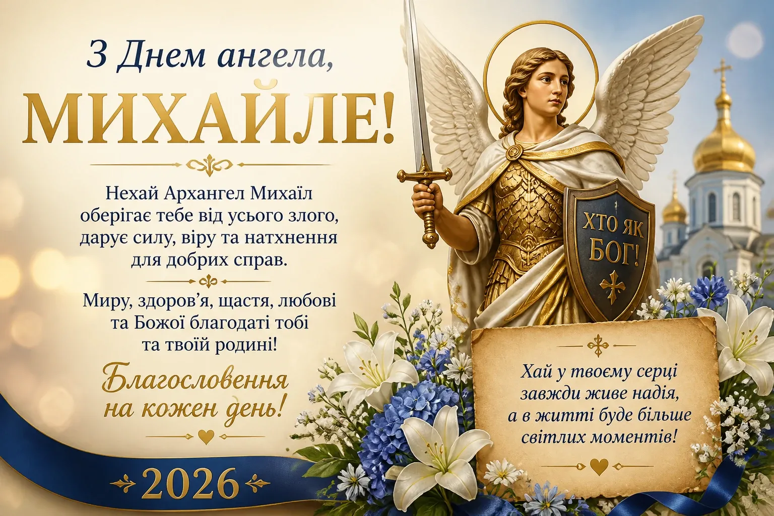 На іменини Михайла 2026