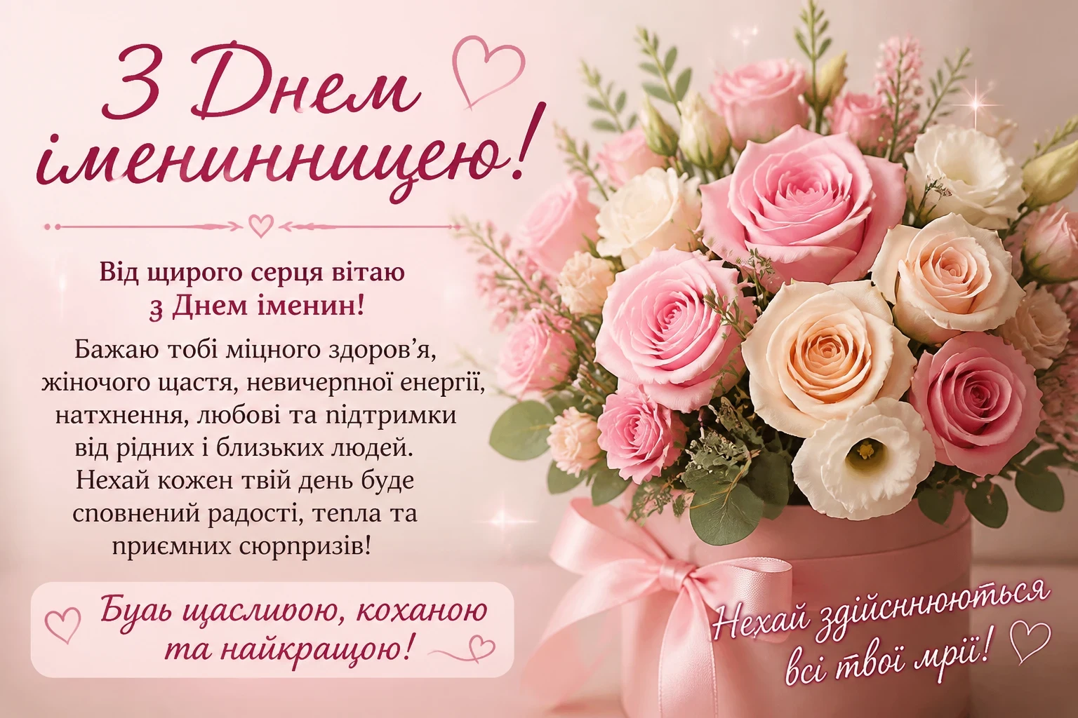 Привітання з іменинницею