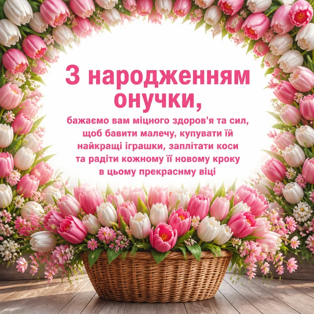 привітання дідуся і бабусі з народженням онучки