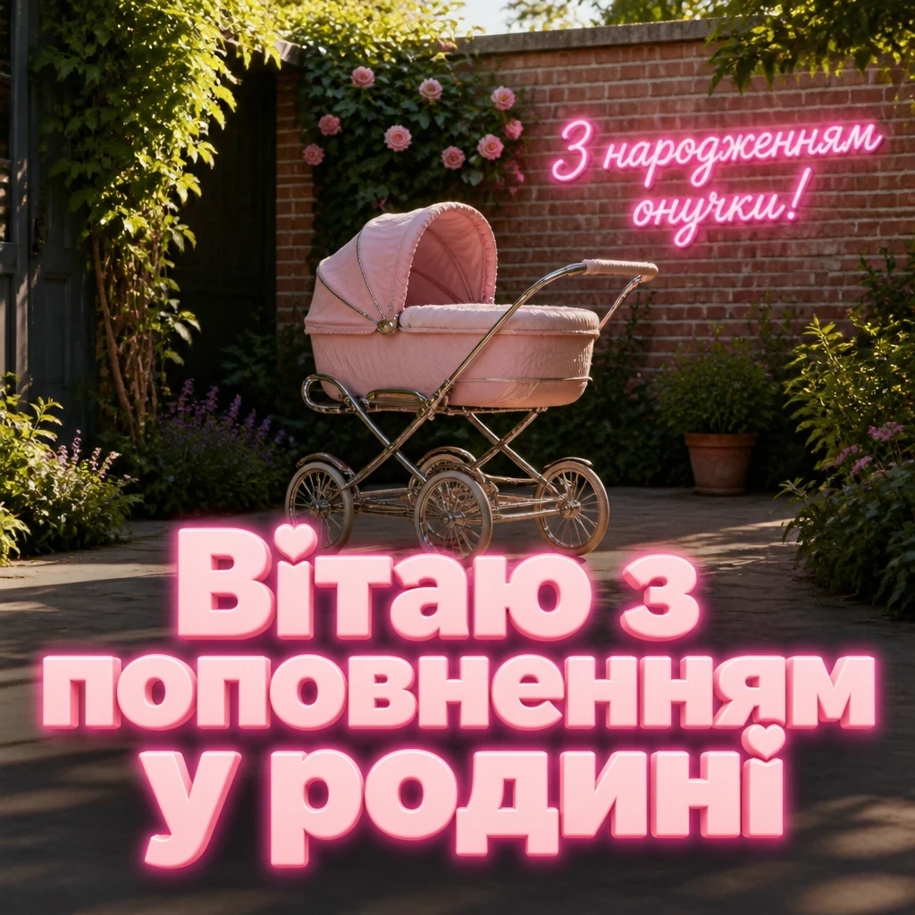 привітання для бабусі з народженням онучки