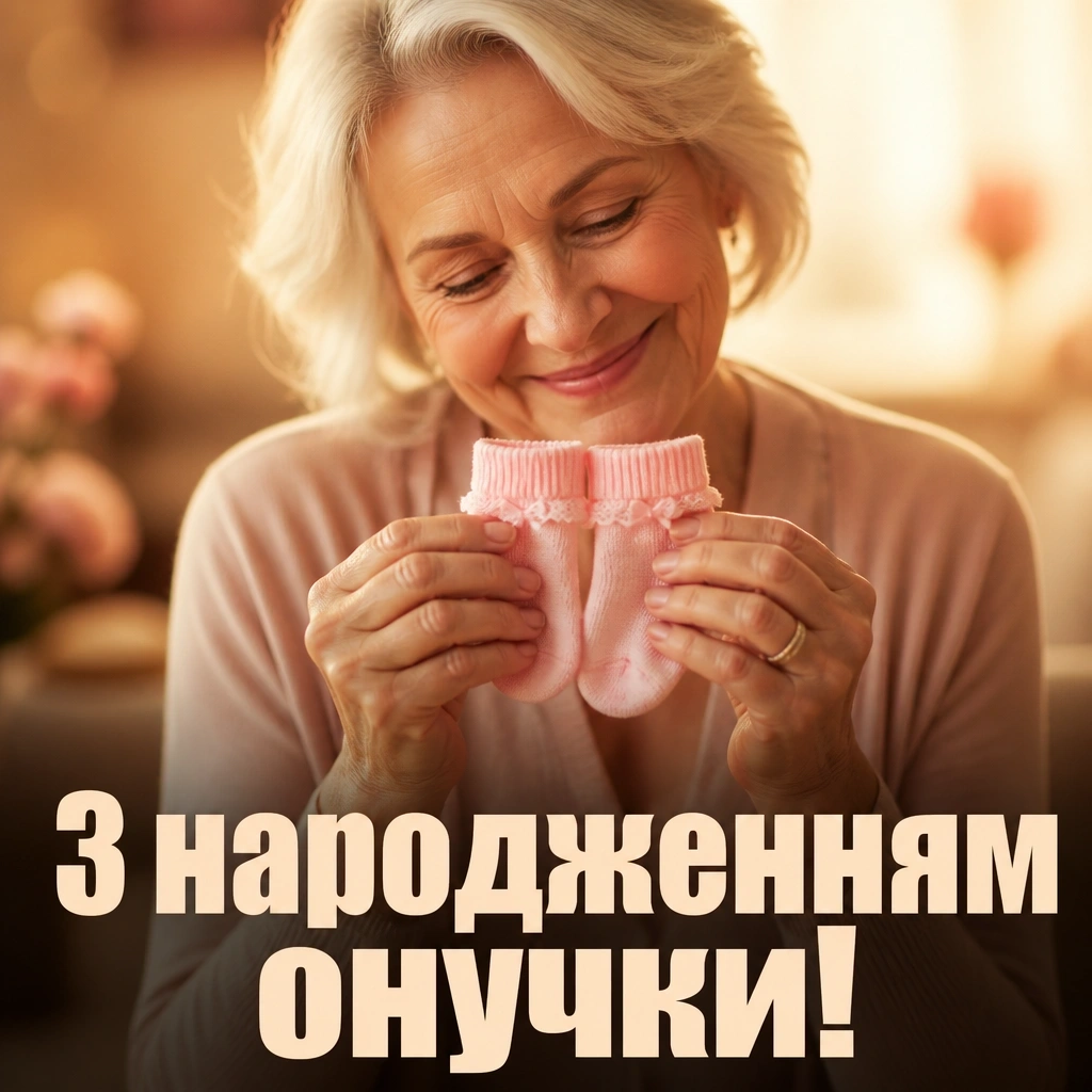 привітання для бабусі з народженням онучки