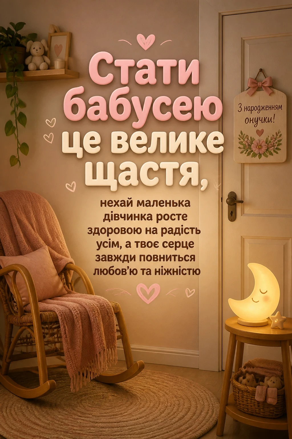 привітання для бабусі з народженням онучки