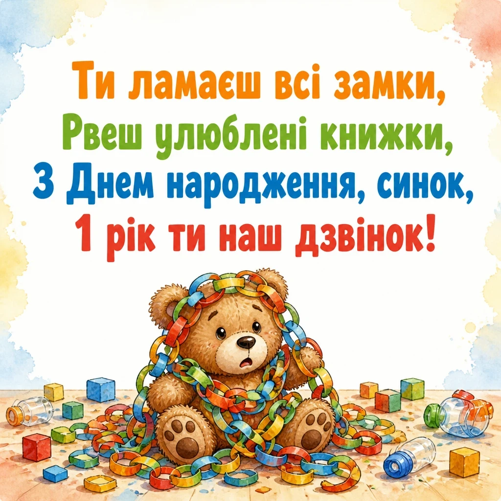 хлопчику привітання з днем народження дитини 1 рік хлопчику привітання з днем народження дитини 1 рік