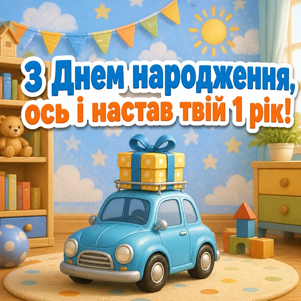 хлопчику привітання з днем народження дитини 1 рік хлопчику привітання з днем народження дитини 1 рік