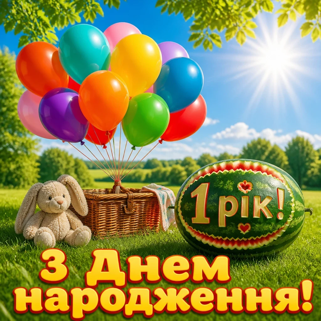 хлопчику привітання з днем народження дитини 1 рік хлопчику привітання з днем народження дитини 1 рік