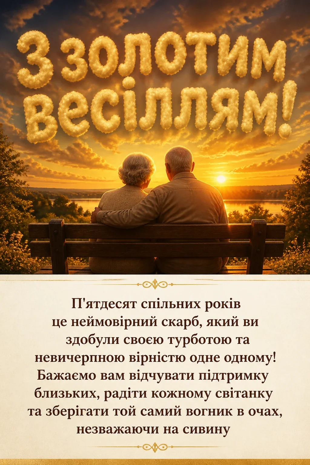 віршовані привітання з золотим весіллям віршовані привітання з золотим весіллям